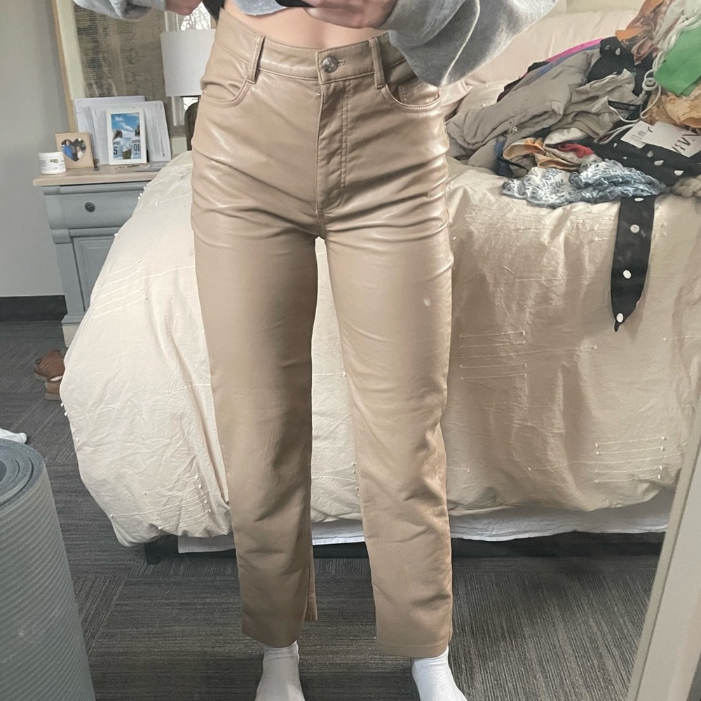 Aritzia Melina leather pants